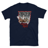 T-Shirt Templar Knight Cruzifix navy